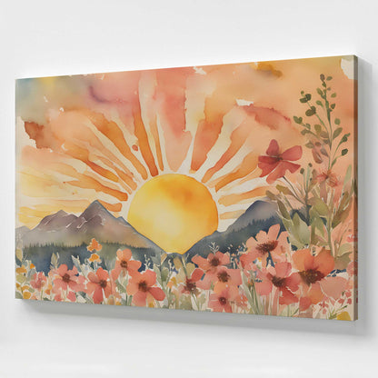 [Color:Stretched Canvas], Picture of art at an angle