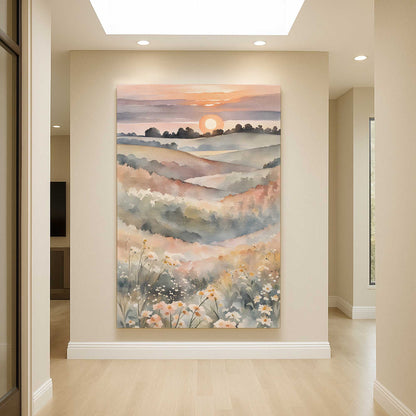 [Color:Stretched Canvas], Picture of art in a room