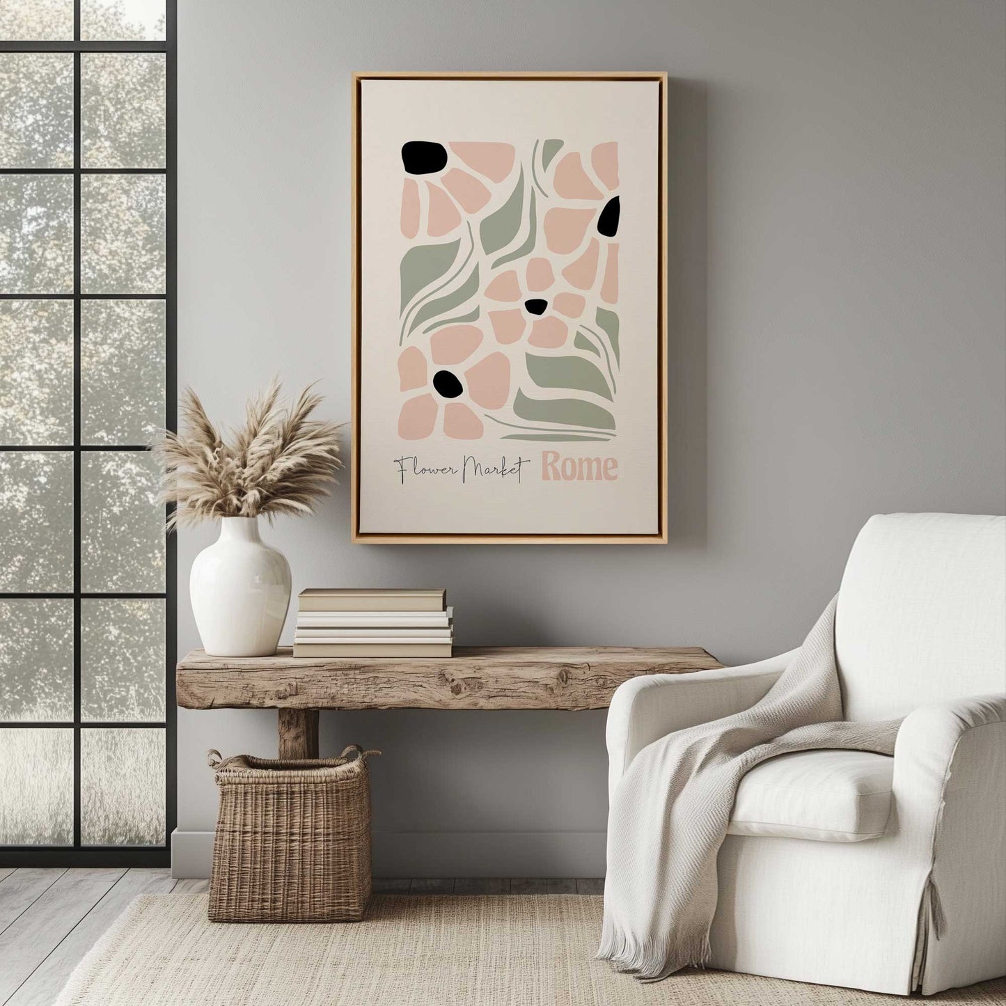 Picture of art in a room