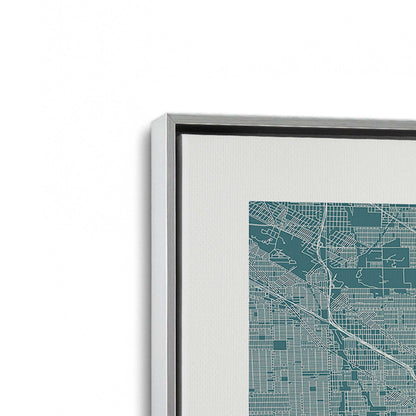 [Color:Polished Chrome], Picture of art in a Polished Chrome frame at an angle