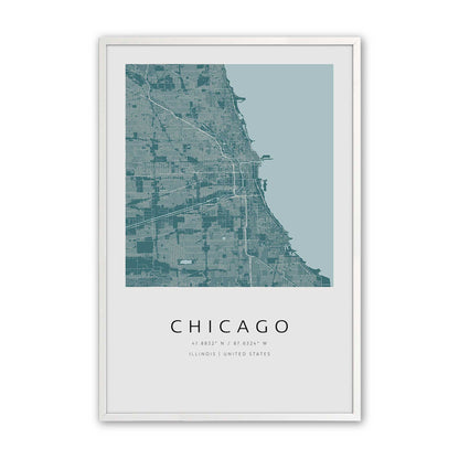 [Color:Opaque White], Picture of art in an Opaque White frame