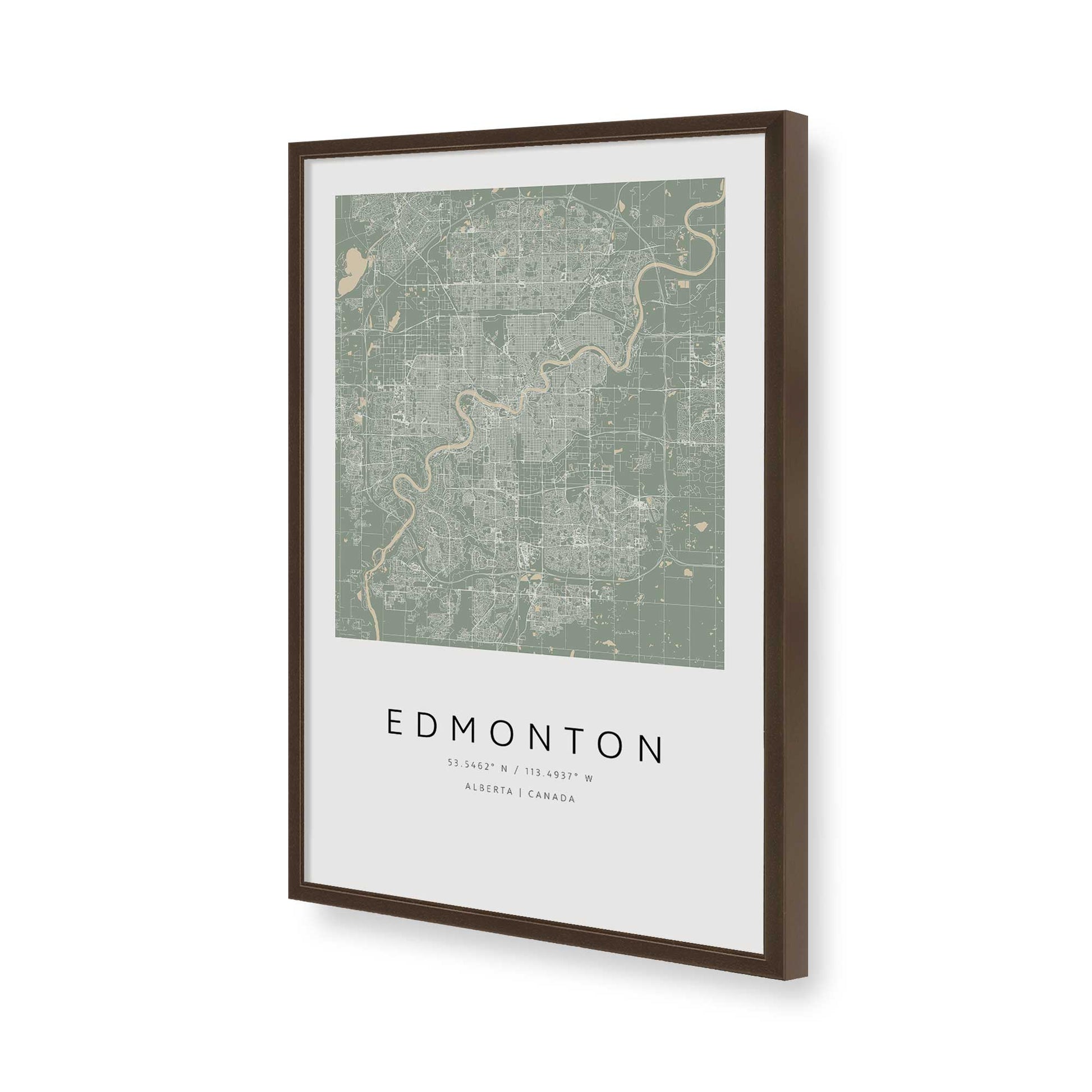 [Color:Belvinder Brown], Picture of art in a Belvinder Brown frame of the corner