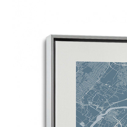[Color:Polished Chrome], Picture of art in a Polished Chrome frame at an angle