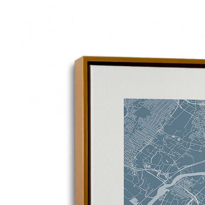 [Color:Polished Gold], Picture of art in a Polished Gold frame at an angle
