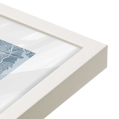 [Color:Opaque White], Picture of art in a Opaque White frame at an angle