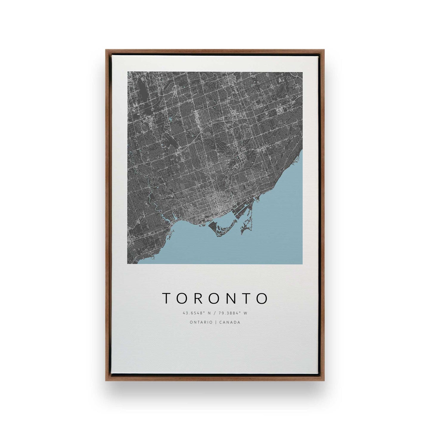 [Color:Walnut], Picture of art in a Walnut frame