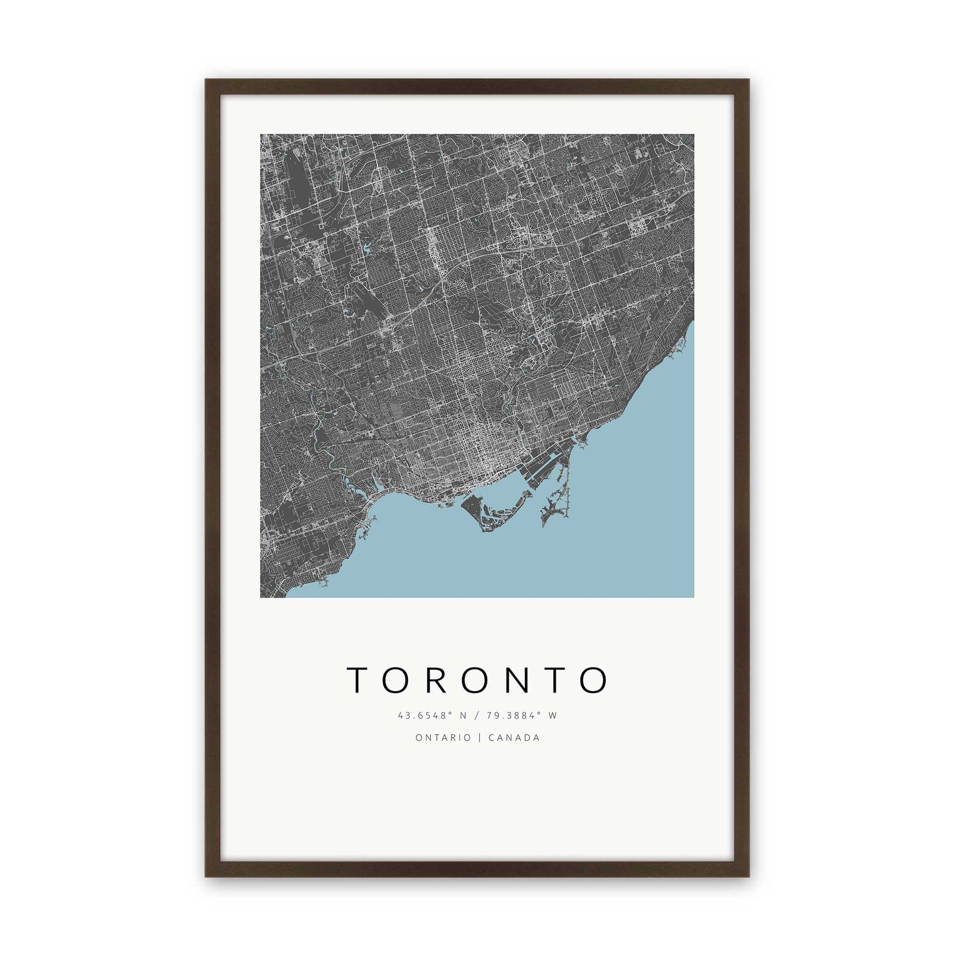 [Color:Belvinder Brown], Picture of art in a Belvinder Brown frame