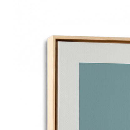[Color:American Maple], Picture of art in a American Maple frame at an angle