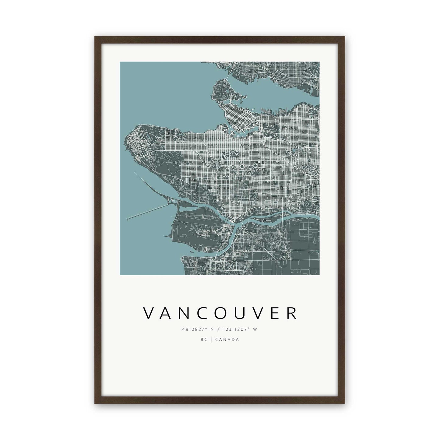 [Color:Belvinder Brown], Picture of art in a Belvinder Brown frame