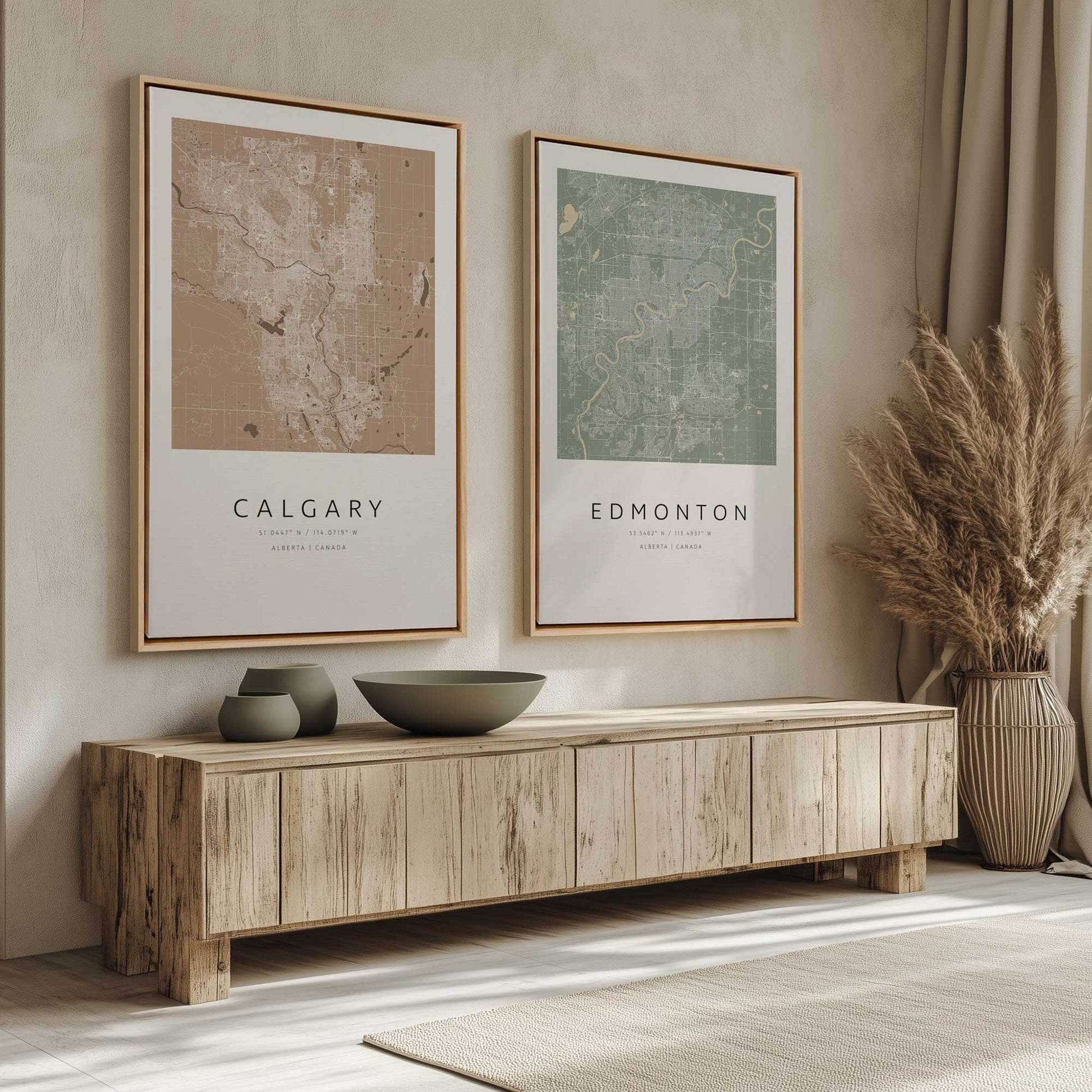 [Color:American Maple], Picture of art in a American Maple frame