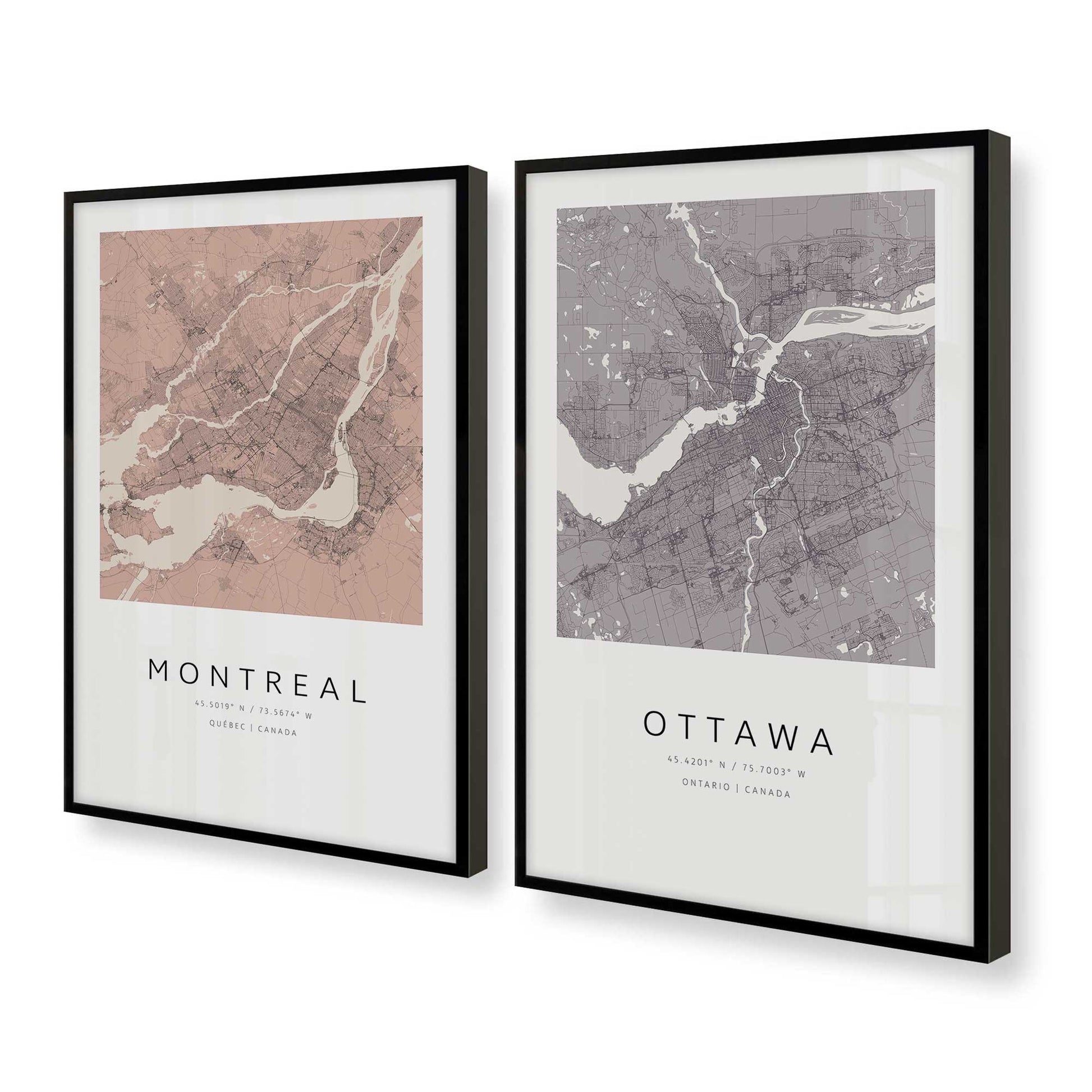[Color:Satin Black], Picture of art in a Satin Black frame at an angle