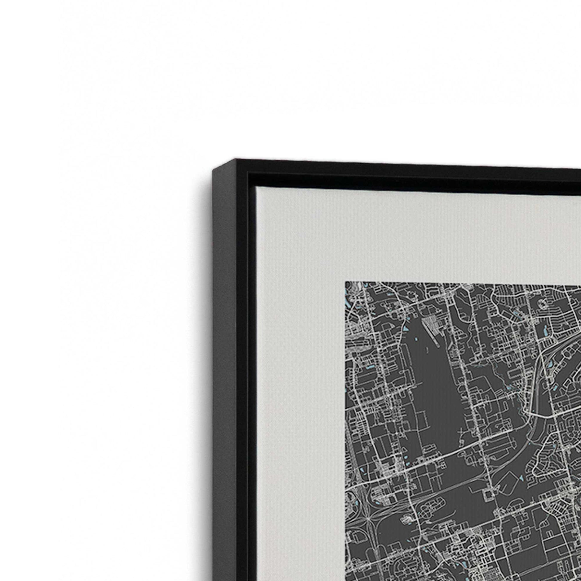 [Color:Satin Black], Picture of the corner of the art