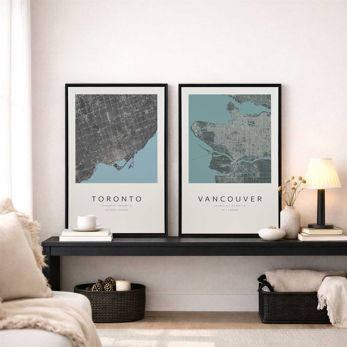 [Color:Satin Black], Picture of art in a Satin Black frame