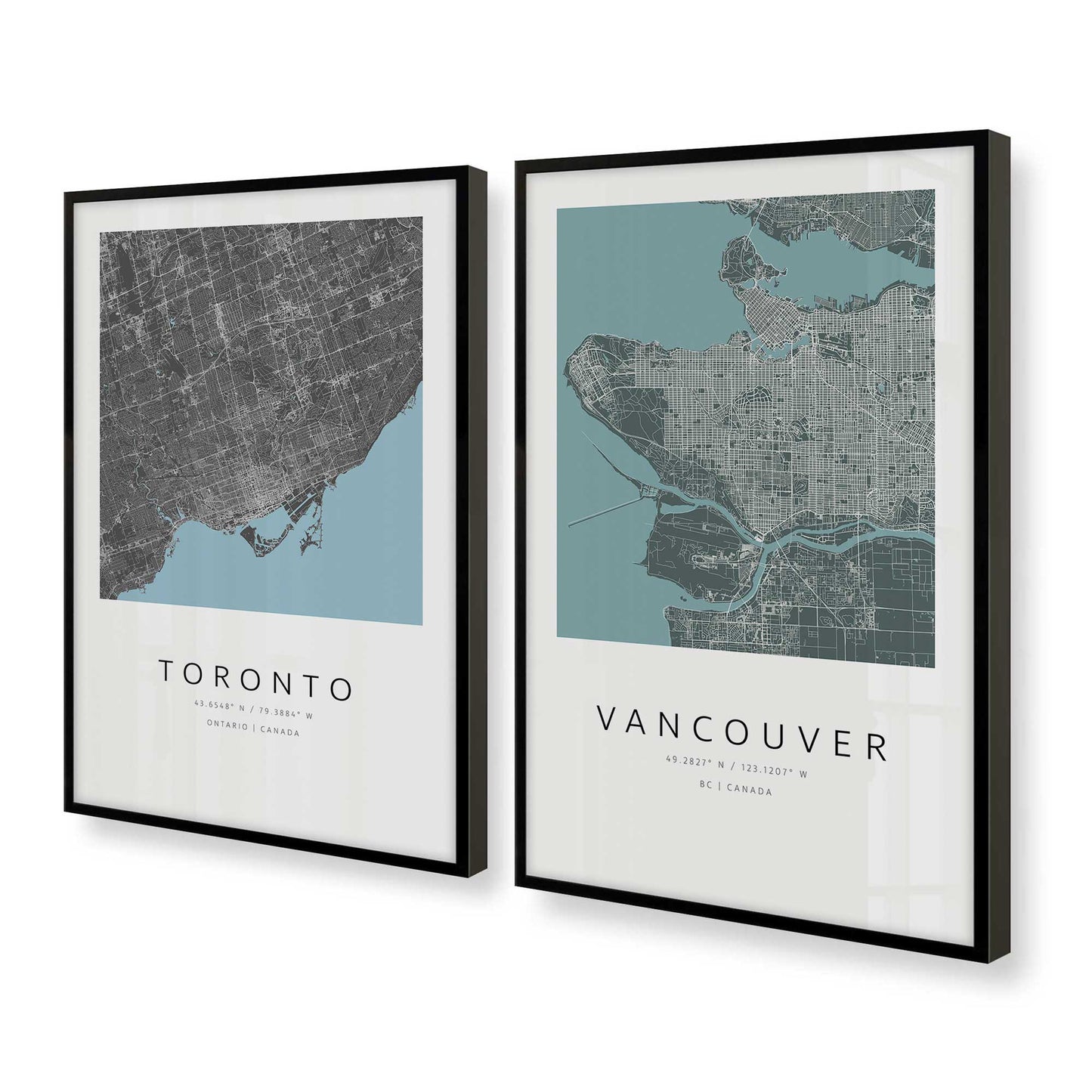 [Color:Satin Black], Picture of art in a Satin Black frame at an angle