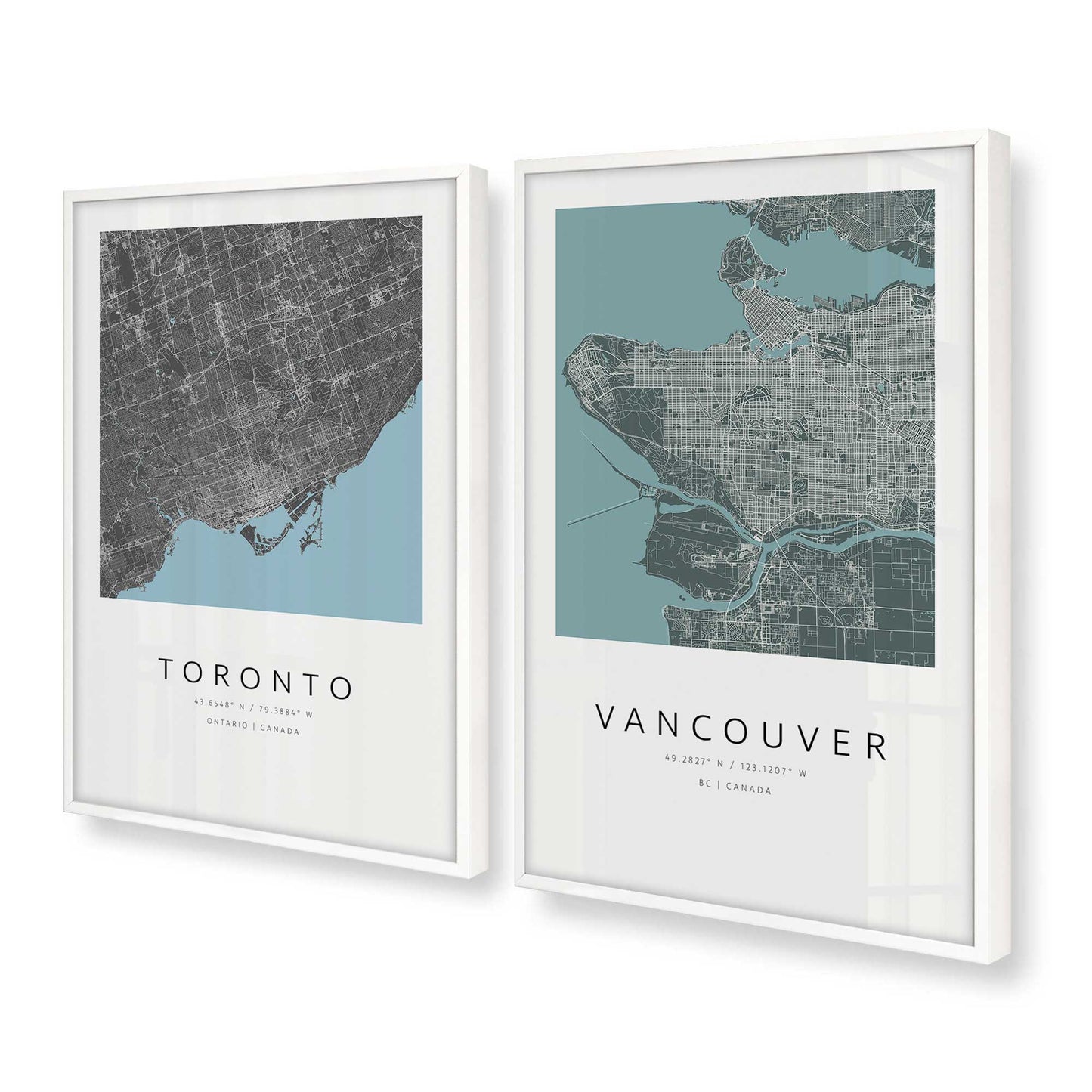 [Color:Opaque White], Picture of art in a Opaque White frame at an angle