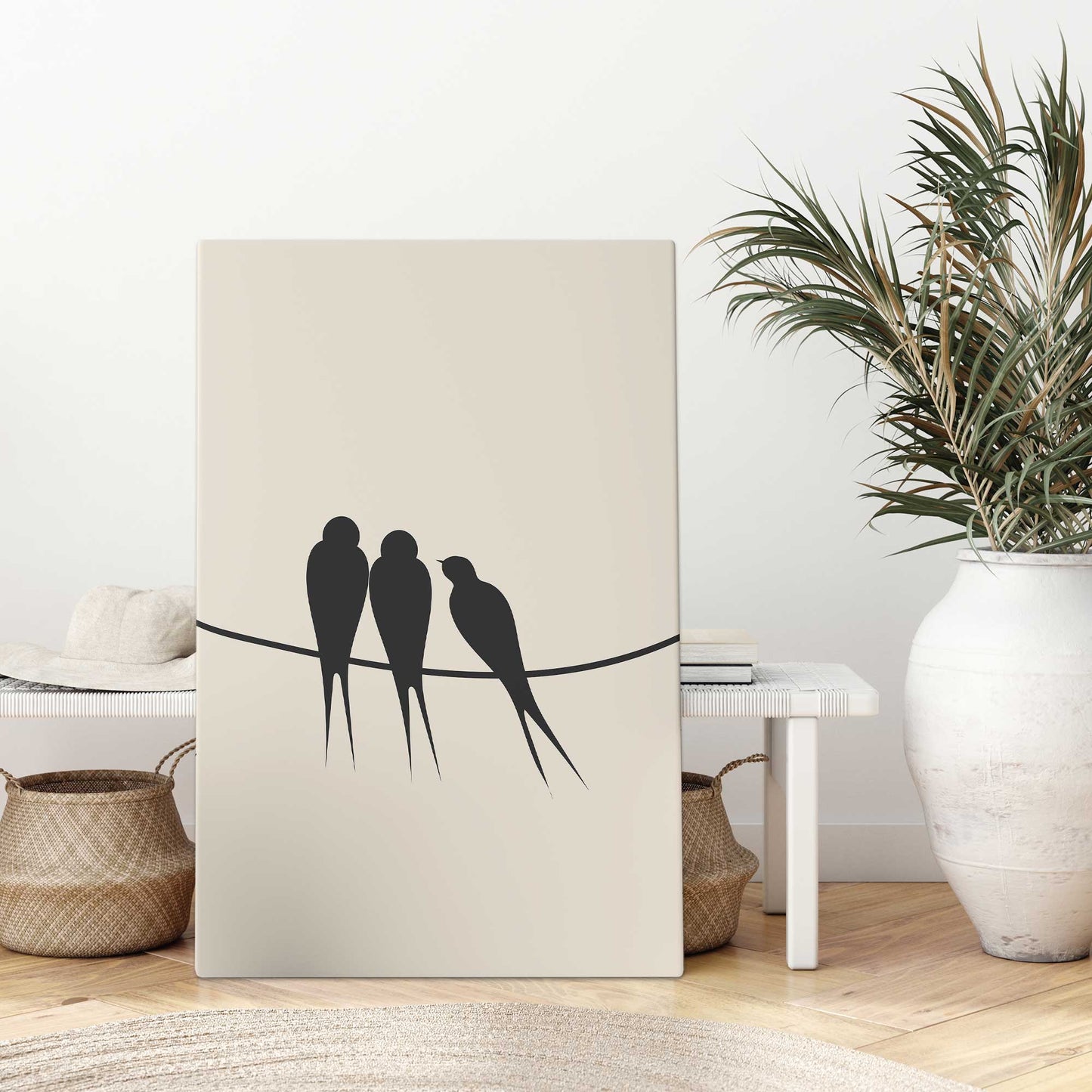 [color:Stretched Canvas], Picture of art on wall