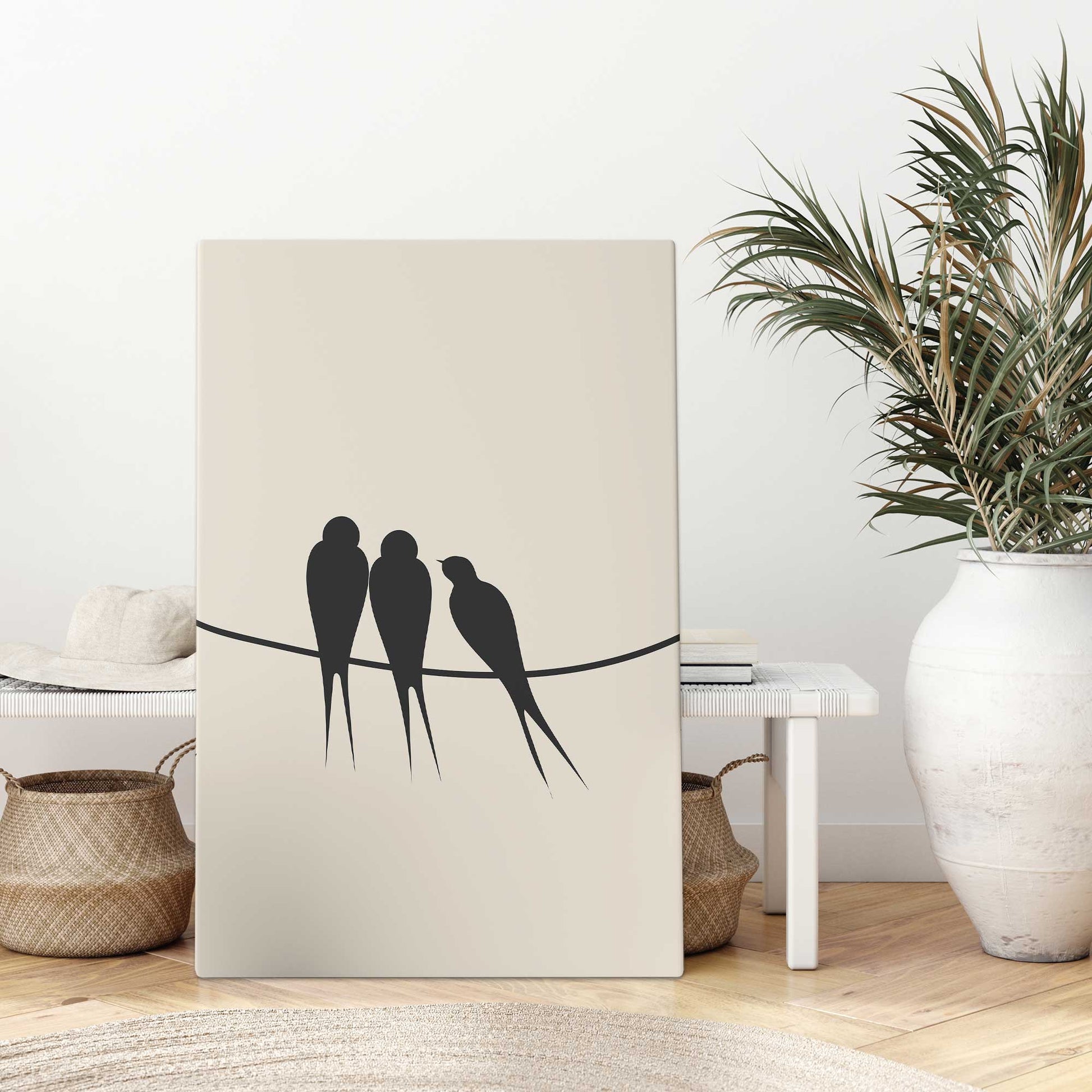 [color:Stretched Canvas], Picture of art on wall