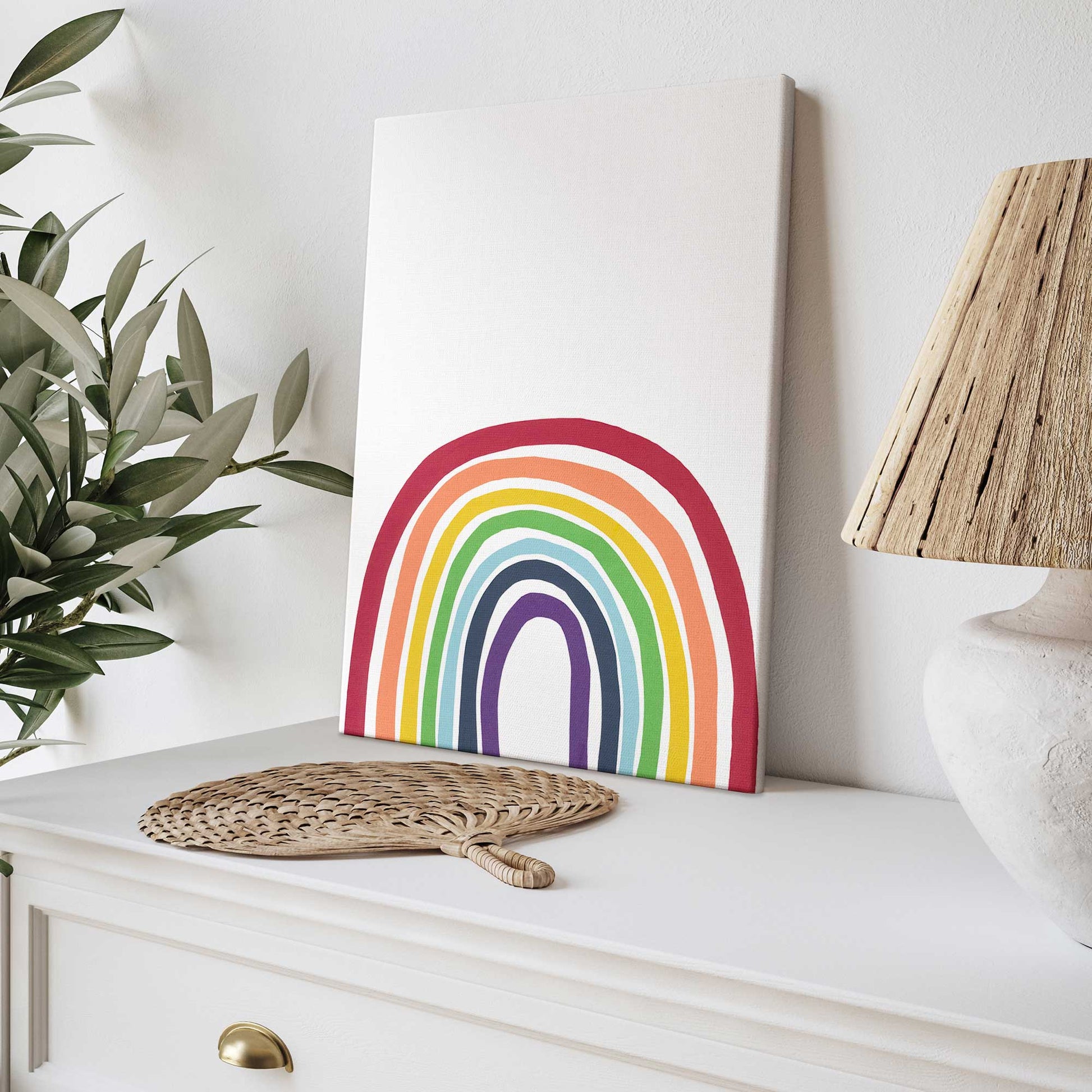 [color:Stretched Canvas],[shape:rectangle], Picture of art on wall