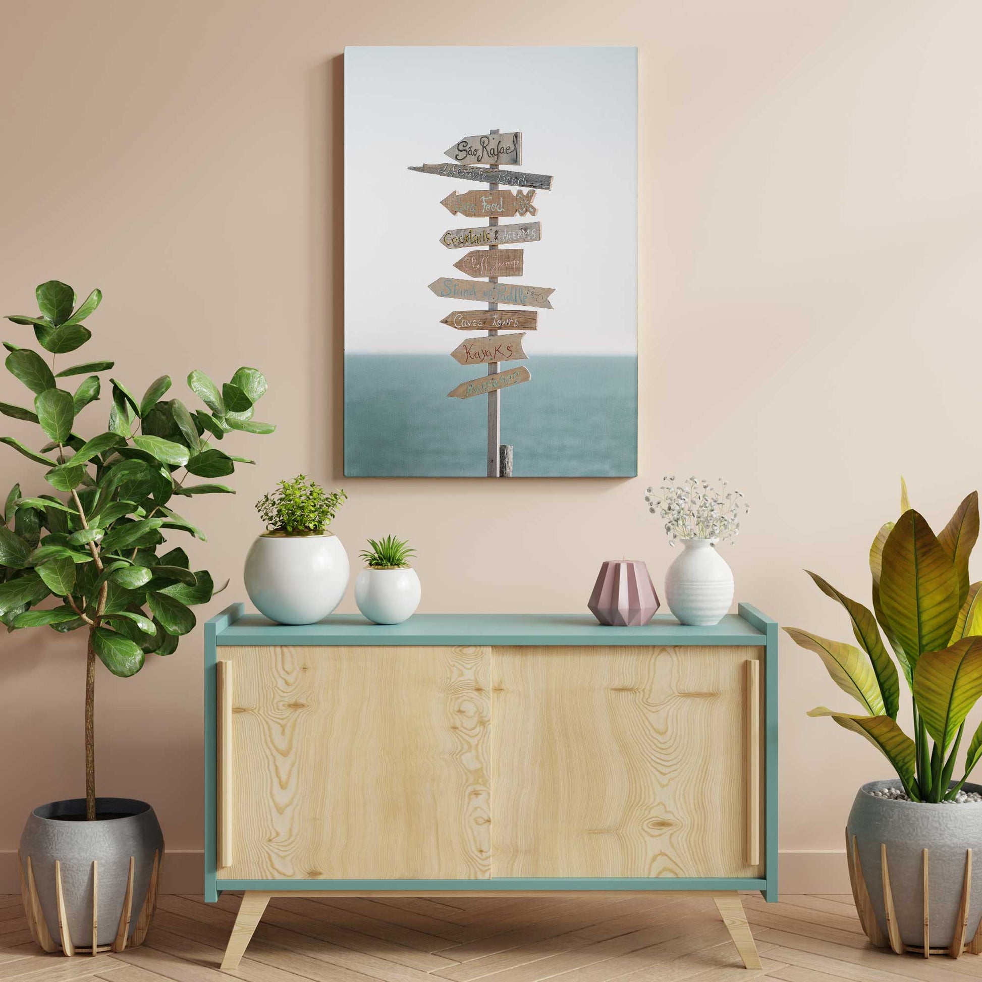 [color:Stretched Canvas], Picture of art on wall