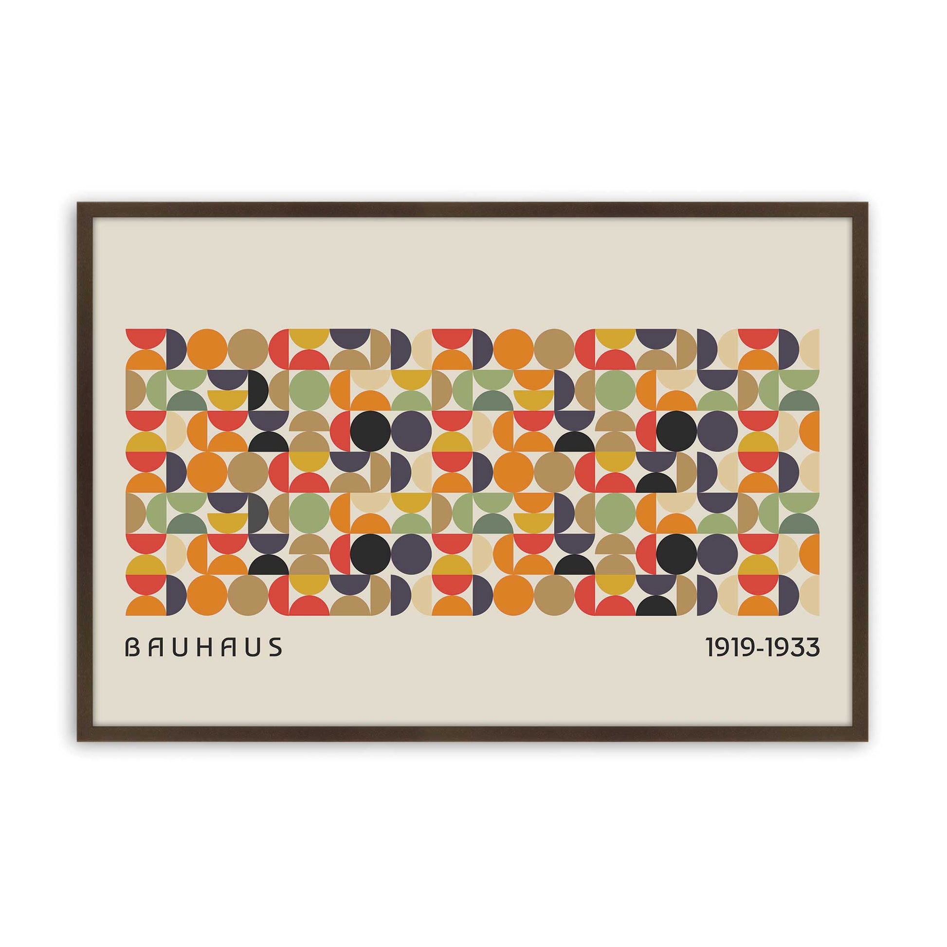 [Color:Brown], Picture of art in a Brown frame