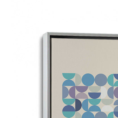 [Color:Polished Chrome], Picture of art in a Polished Chrome frame at an angle