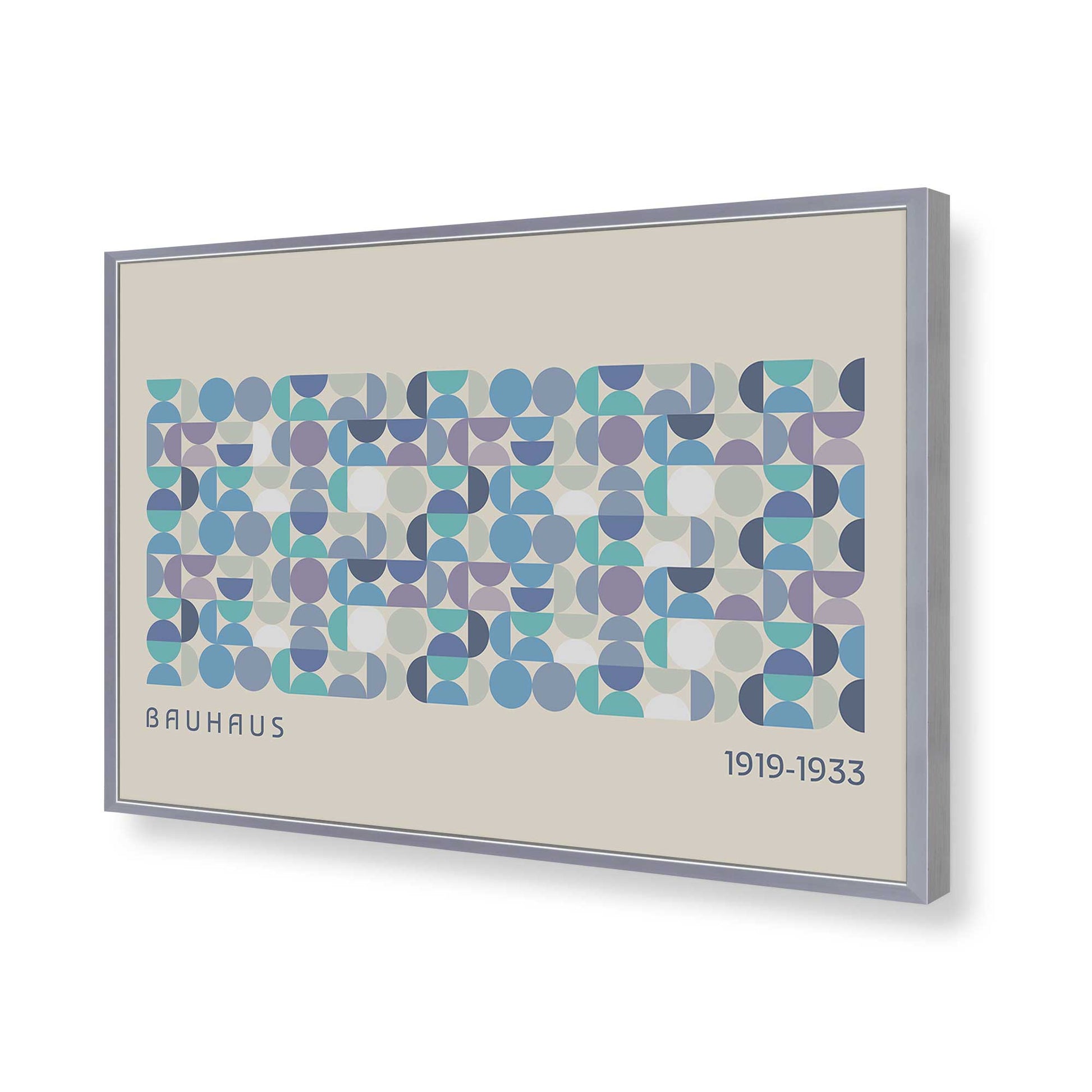 [Color:Polished Chrome], Picture of art in a Polished Chrome frame of the corner