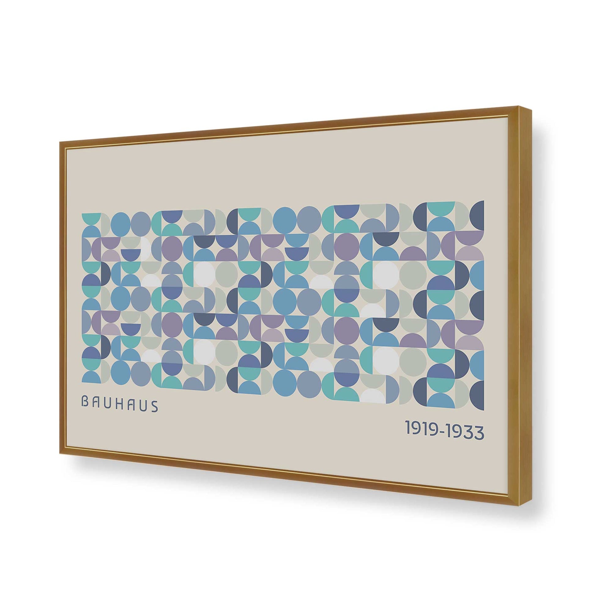 [Color:Polished Gold], Picture of art in a Polished Gold frame of the corner