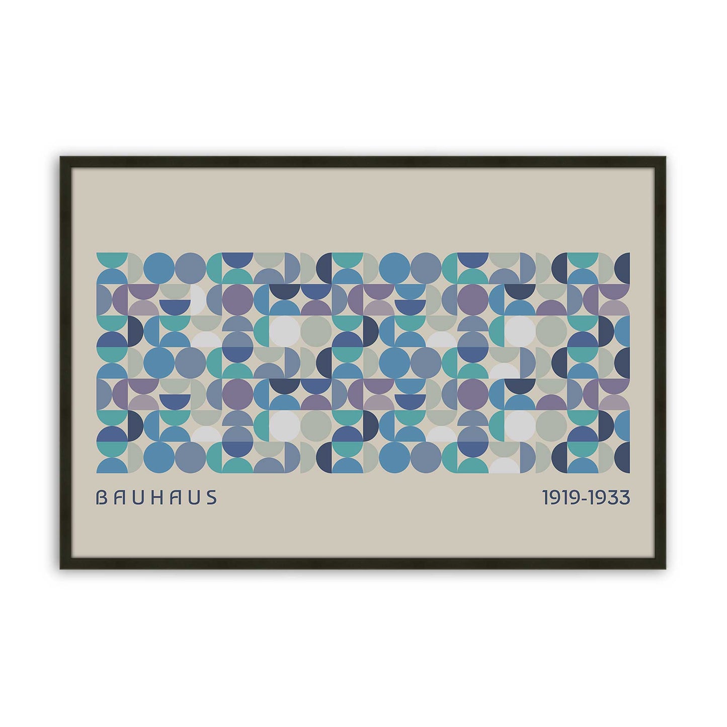 [Color:Satin Black], Picture of art in a Satin Black frame