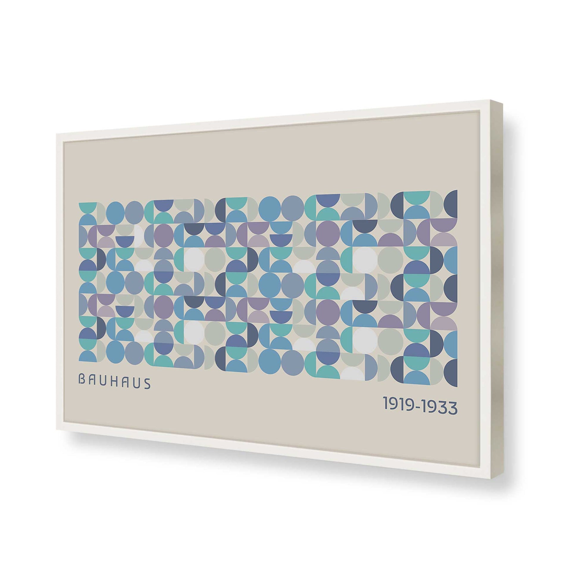 [Color:Opaque White], Picture of art in a Opaque White frame of the corner