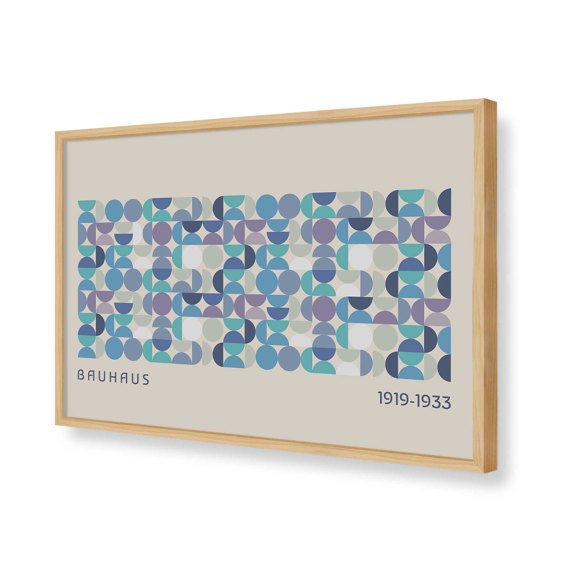 [Color:American Maple], Picture of art in a American Maple frame of the corner