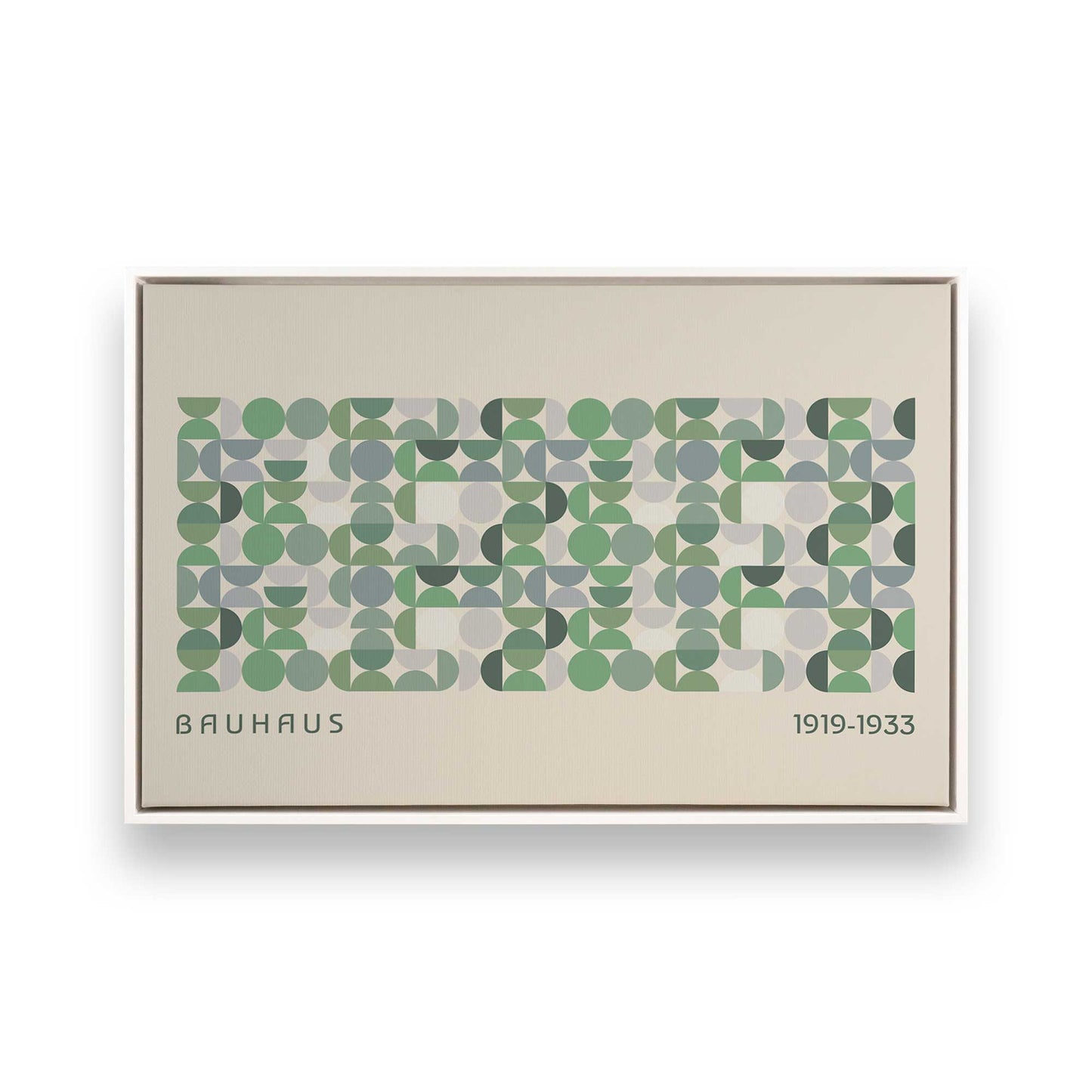 [Color:Opaque White], Picture of art in a White frame