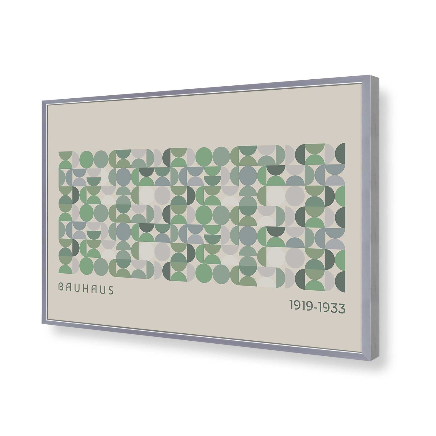 [Color:Polished Chrome], Picture of art in a Polished Chrome frame of the corner