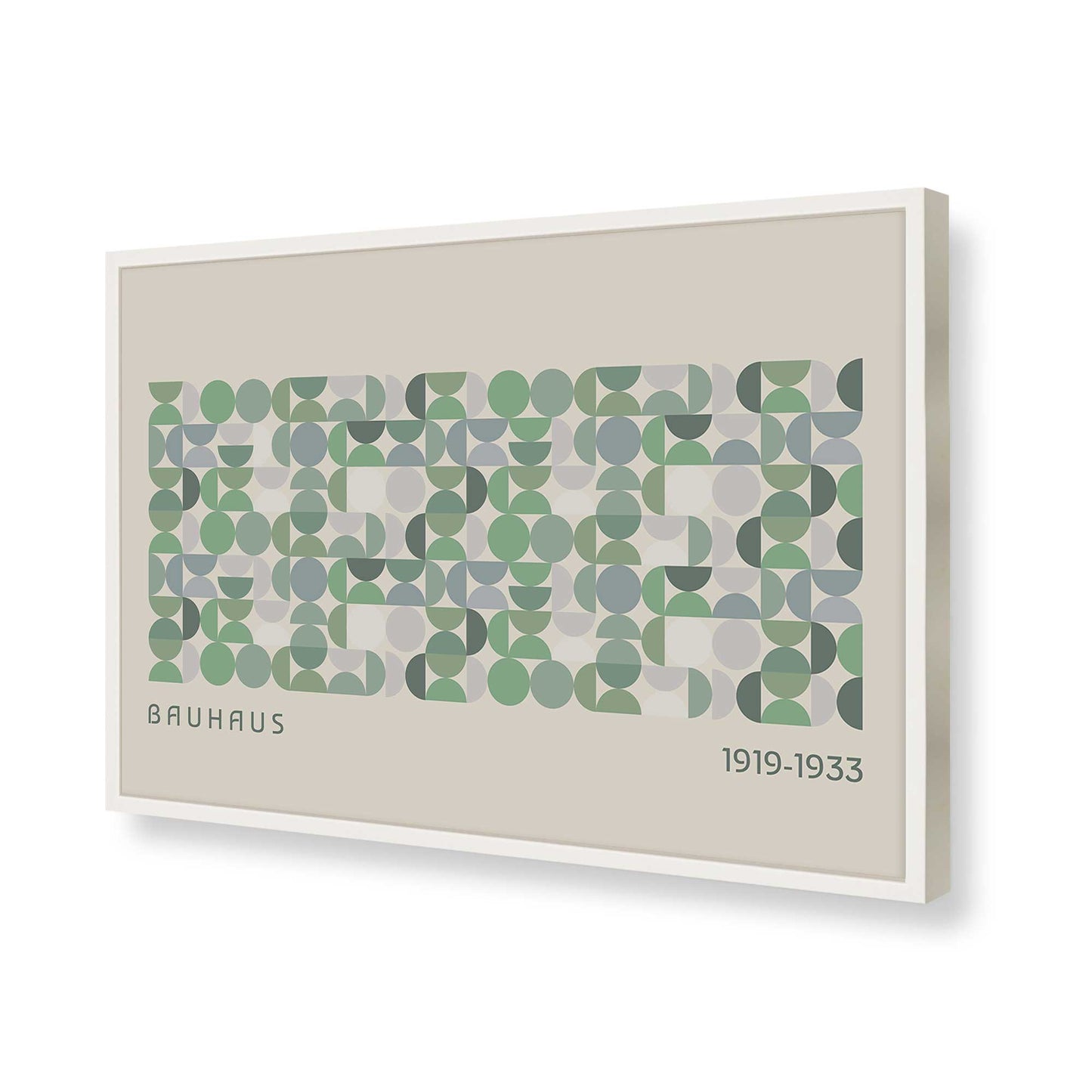 [Color:Opaque White], Picture of art in a Opaque White frame of the corner