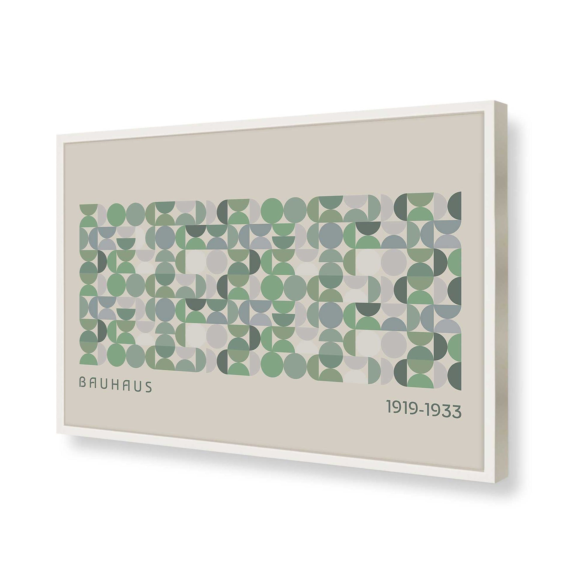 [Color:Opaque White], Picture of art in a Opaque White frame of the corner