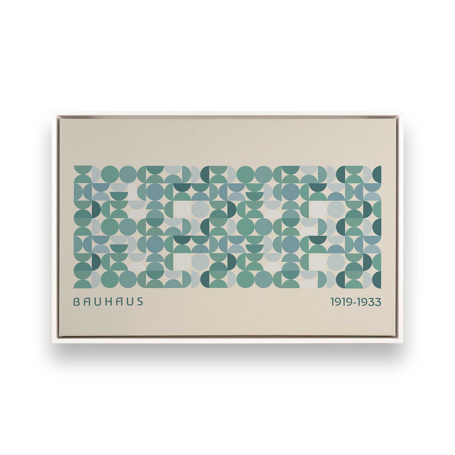 [Color:Opaque White], Picture of art in a White frame