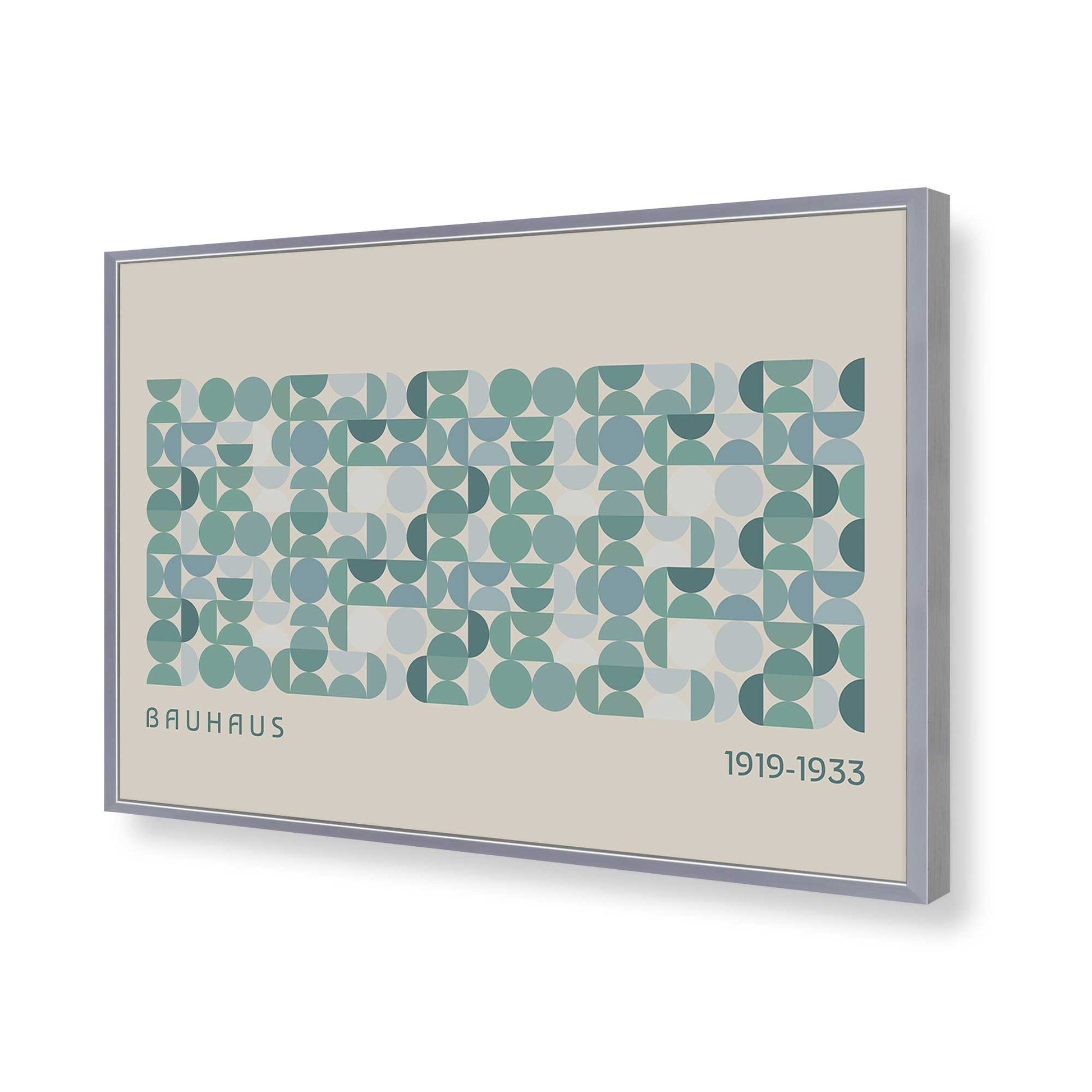 [Color:Polished Chrome], Picture of art in a Polished Chrome frame of the corner