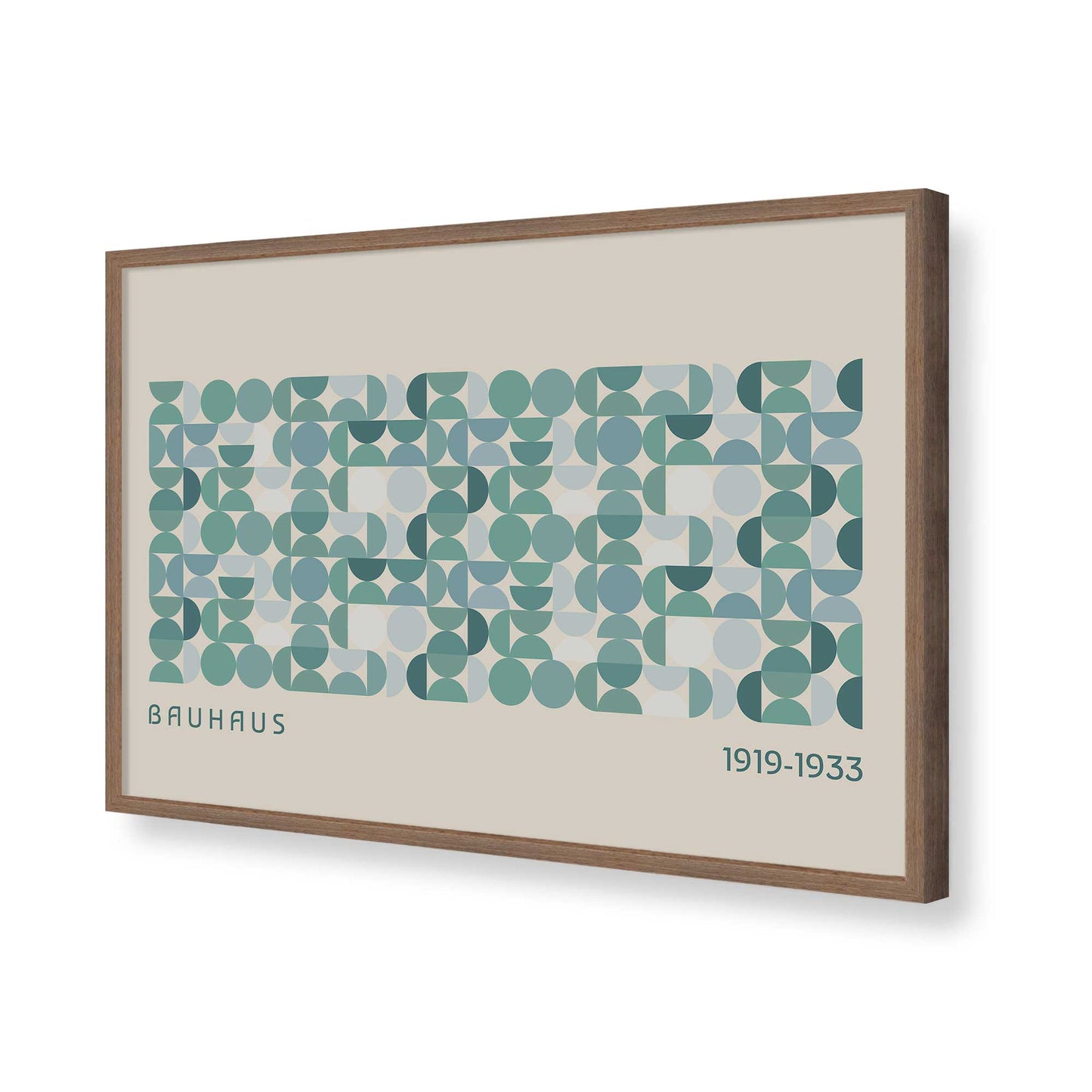 [Color:Walnut], Picture of art in a Walnut frame of the corner