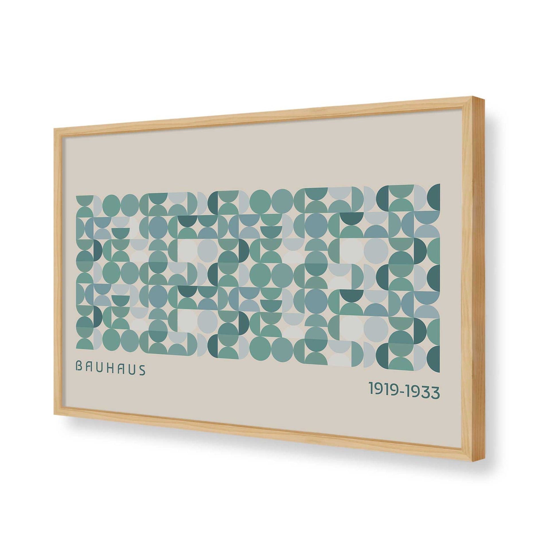 [Color:American Maple], Picture of art in a American Maple frame of the corner