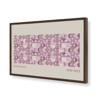 [Color:Brown], Picture of art in a Brown frame of the corner
