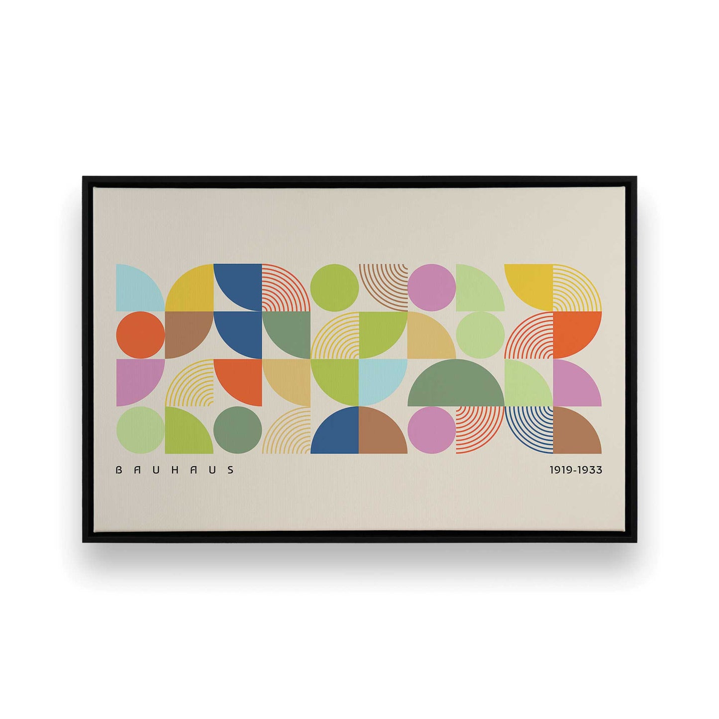 [Color:Satin Black], Picture of art in a Satin Black frame