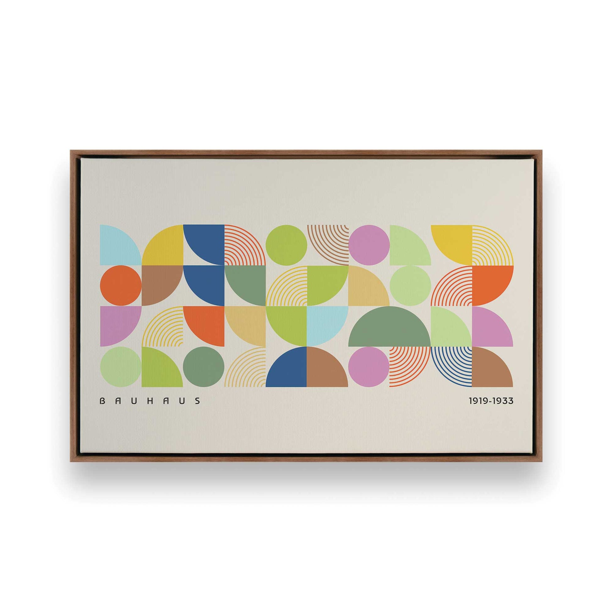 [Color:Walnut], Picture of art in a Walnut frame