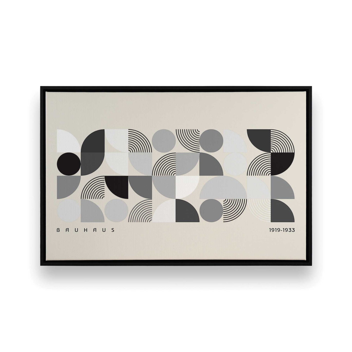 [Color:Satin Black], Picture of art in a Satin Black frame