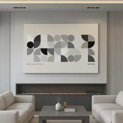 [Color:Stretched Canvas], Picture of art in a room