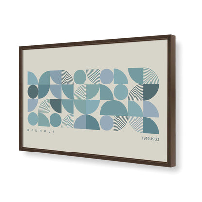 [Color:Brown], Picture of art in a Brown frame of the corner