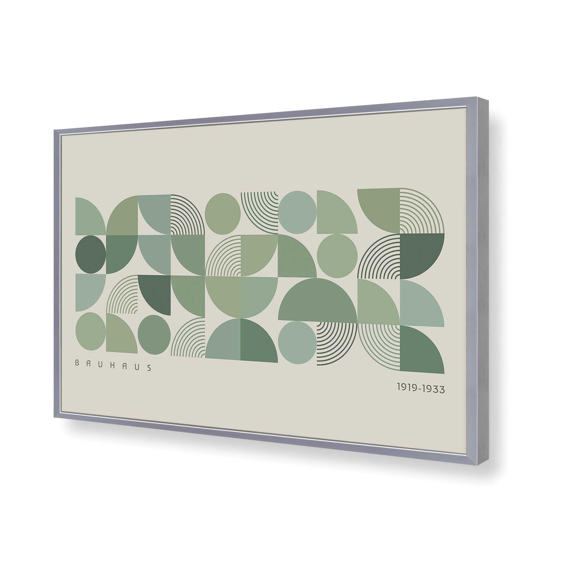 [Color:Polished Chrome], Picture of art in a Polished Chrome frame of the corner