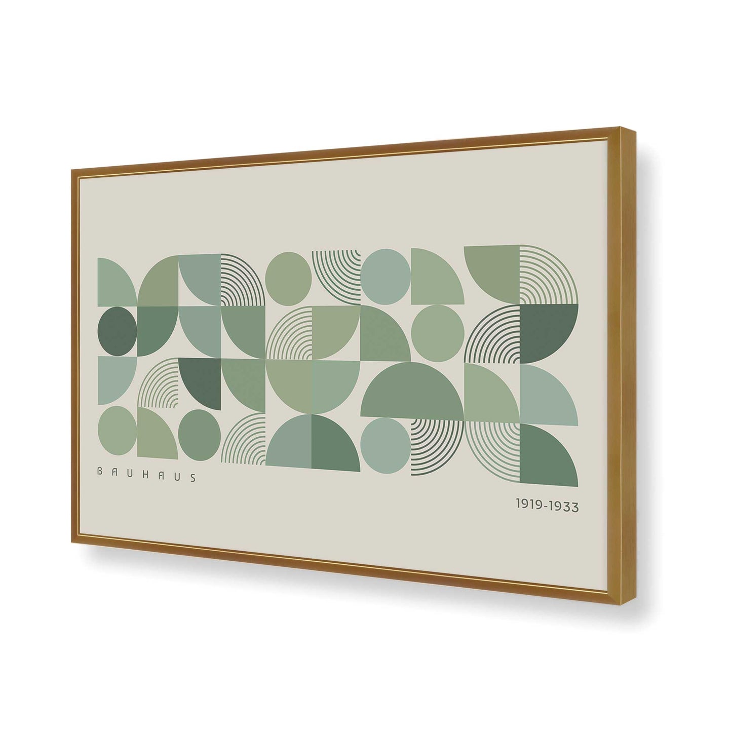 [Color:Polished Gold], Picture of art in a Polished Gold frame of the corner