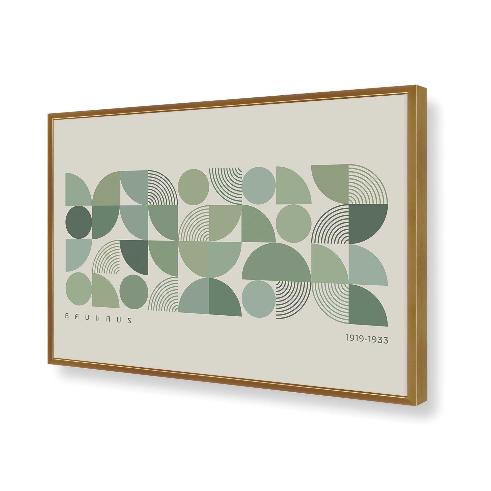 [Color:Polished Gold], Picture of art in a Polished Gold frame of the corner