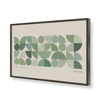 [Color:Satin Black], Picture of art in a Satin Black frame of the corner