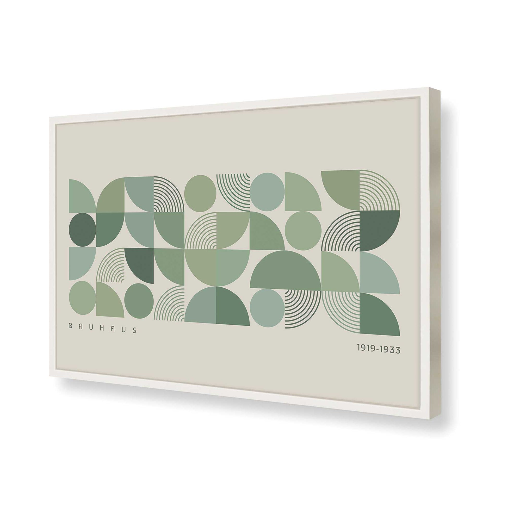 [Color:Opaque White], Picture of art in a Opaque White frame of the corner