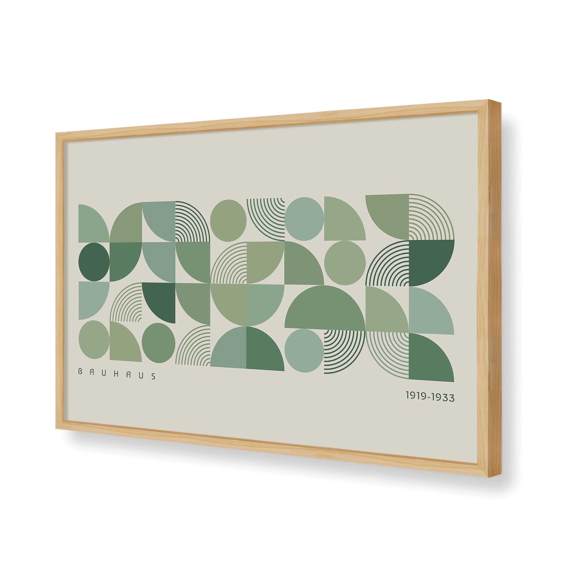 [Color:American Maple], Picture of art in a American Maple frame of the corner